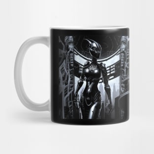 Dark Wave Robot Woman Mug